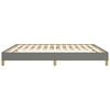 vidaXL Bed Frame without Mattress Dark Grey 180x200cm Super King Fabric