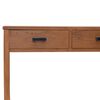 vidaXL Office Desk 81x40x75 cm Solid Teak Wood