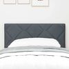 vidaXL Headboard Height Adjustable Dark grey 80 cm Velvet