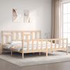 vidaXL Bed Frame without Mattress 200x200 cm Solid Wood Pine