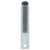 vidaXL Flag Pole Holder Silver 15 x 3 cm Steel