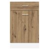 vidaXL Drawer Bottom Cabinet Lyon Artisan Oak 40x46x81.5 cm Engineered Wood