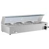vidaXL Chafing Dishes Silver Stainless Steel