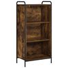 vidaXL Book Cabinet 55.5 x 33 x 111 cm Engineered Wood Smoked Oak