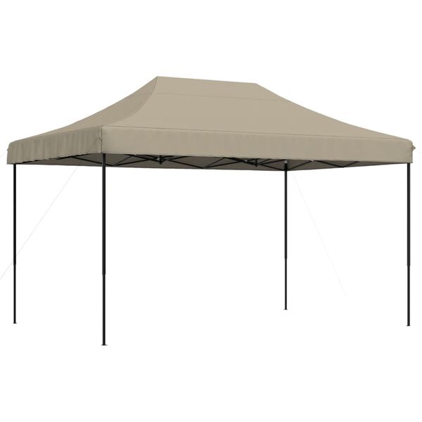 vidaXL Foldable Party Tent Pop-Up Taupe 440x292x315 cm