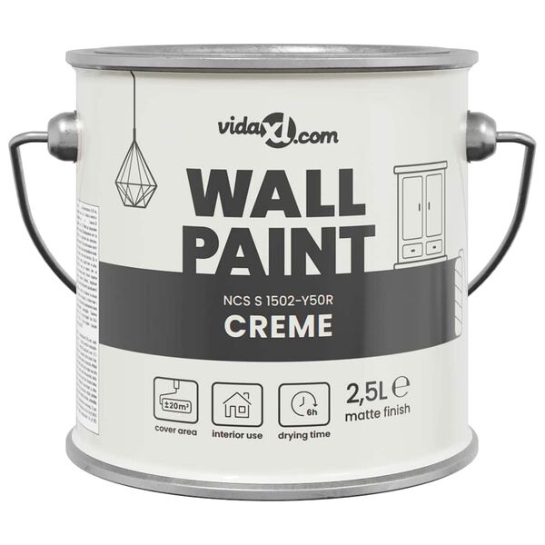 vidaXL Wall Paint Brown 16.5 x 16.5 x 15.9 cm Wall Print