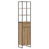 vidaXL Bathroom Cabinet Artisian Oak 40 x 30 x 180 cm Engineered Wood