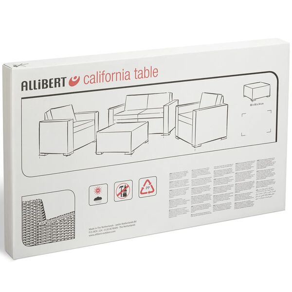 Keter Outdoor Table California Graphite 197421