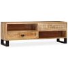 vidaXL TV Cabinet Solid Mango Wood 120x30x40 cm