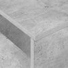 vidaXL Console Table Concrete Grey 80 x 50 x 225 cm Engineered Wood