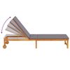vidaXL Sun Lounger 3 pcs Brown 35 x 35 x 34cm Solid Acacia wood