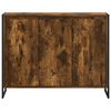vidaXL Side Cabinet Smoke Oak 96.5 x 30 x 75 cm Engineered Wood