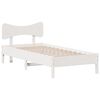 vidaXL Bed Frame without Mattress White 90x200 cm Solid Wood Pine