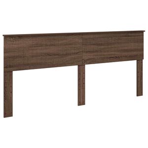 vidaXL Headboard Brown Oak 200 cm Engineered wood