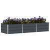 vidaXL Planter Anthracite 240 x 80 x 45 cm Steel