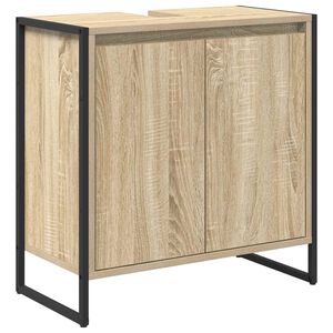 vidaXL Bathroom Cabinet Sonoma 60 x 30 x 60 cm Engineered Wood