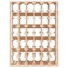 vidaXL Wine Rack 70x33x94 cm Solid Wood Pine