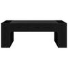 vidaXL Coffee Table Black Oak 110 x 50 x 41 cm Engineered Wood