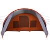 vidaXL Tunnel Tent with Roof Grey and Orange 890 x 470 x 220 cm