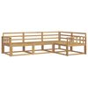 vidaXL Outdoor Sofa Set 4 pcs White 247.5 x 168.5 x 73 cm