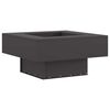 vidaXL Fire Bowl Black 60 x 60 x 30 cm Weathering Steel