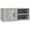 vidaXL TV Cabinets 2 pcs Concrete Grey 80x31.5x36 cm Engineered Wood
