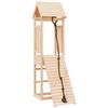 vidaXL Playhouse with Climbing Wall Solid Wood Pine