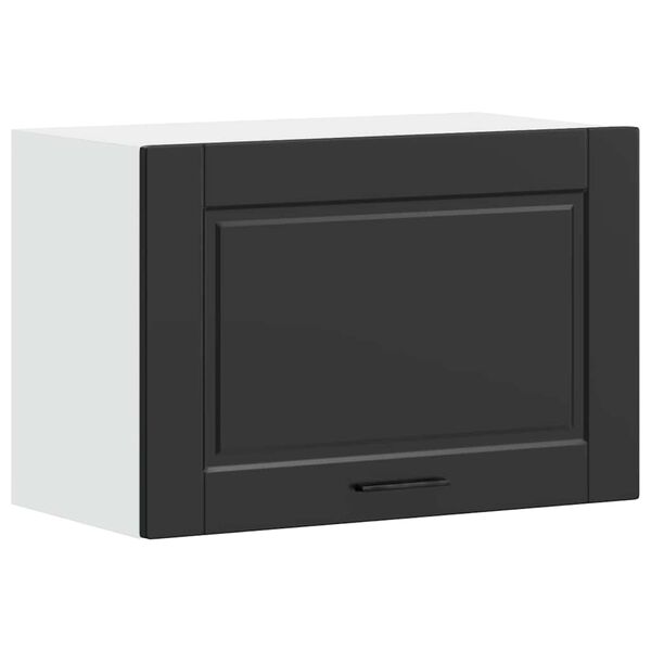 vidaXL Kitchen Wall Cabinet Porto Black Engineered Wood