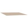 vidaXL Awning Replacement Fabric Beige 400 x 200 cm Polyester