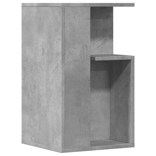 vidaXL Side Table Concrete Grey 35x35x60 cm Engineered Wood