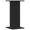 vidaXL Speaker Stands 2 pcs Black 30x30x60 cm Engineered Wood