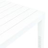vidaXL Garden Table White 78x78x72 cm Plastic