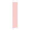 vidaXL Pleated Blind Pink 50x200 cm Fabric Width 49.4 cm Polyester