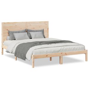 vidaXL Extra Long Bed Frame without Mattress 140x220 cm Solid Wood
