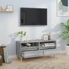 vidaXL TV Cabinet Grey Sonoma 100x34.5x44.5 cm Engineered Wood