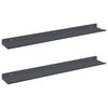 vidaXL Floating Shelf 2 pcs Anthracite 60 x 8.5 x 2.5 cm Steel