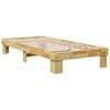 vidaXL Bed Frame without Mattress 100x200 cm Solid Wood Oak