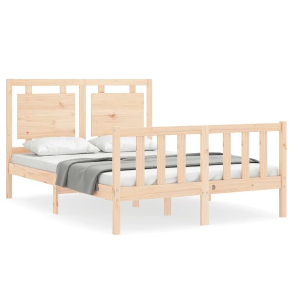 vidaXL Bed Frame without Mattress 120x200 cm Solid Wood Pine