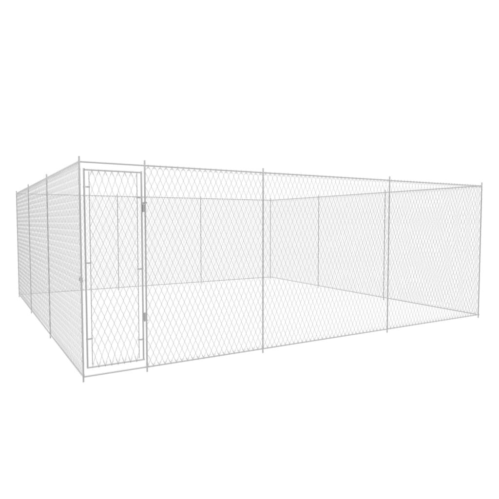 Dog kennel fence top