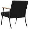 vidaXL Armchair Black 59 x 75 x 78 cm Fabric