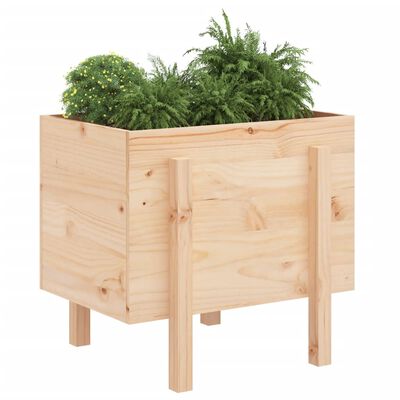 vidaXL Garden Planter 62x50x57 cm Solid Wood Pine