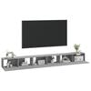 vidaXL 3 Piece TV Cabinet Set Grey Sonoma Engineered Wood