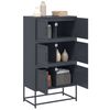 vidaXL Sideboard Anthracite 68.5x38.5x123.5 cm Steel