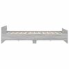 vidaXL Bed Frame without Mattress Grey Sonoma 200x200 cm
