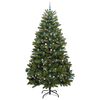 vidaXL Artificial Christmas Tree Green 270 cm PVC and Metal