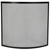 Perel Fireplace Screen 66x61 cm Black
