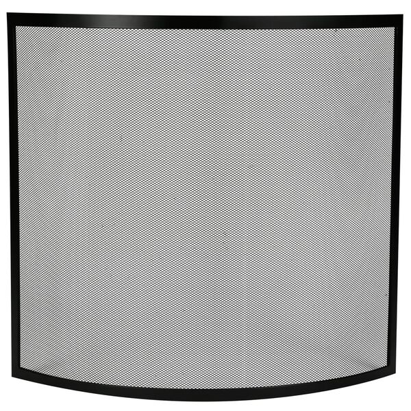 Perel Fireplace Screen 66x61 cm Black