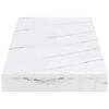 vidaXL Wall Shelf 4 pcs White Marble 60 x 23 x 4 cm Engineered Wood