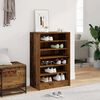 vidaXL Shoe Cabinet Old Wood 60x35x92 cm Engineered Wood