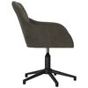 vidaXL Dining Chair 2 pcs Dark Grey 55 x 59.5 x 77 cm Velvet
